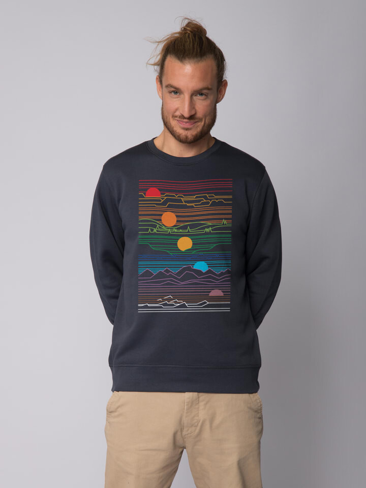 

Толстовка wat Apparel Sun And Moon, цвет india ink grey