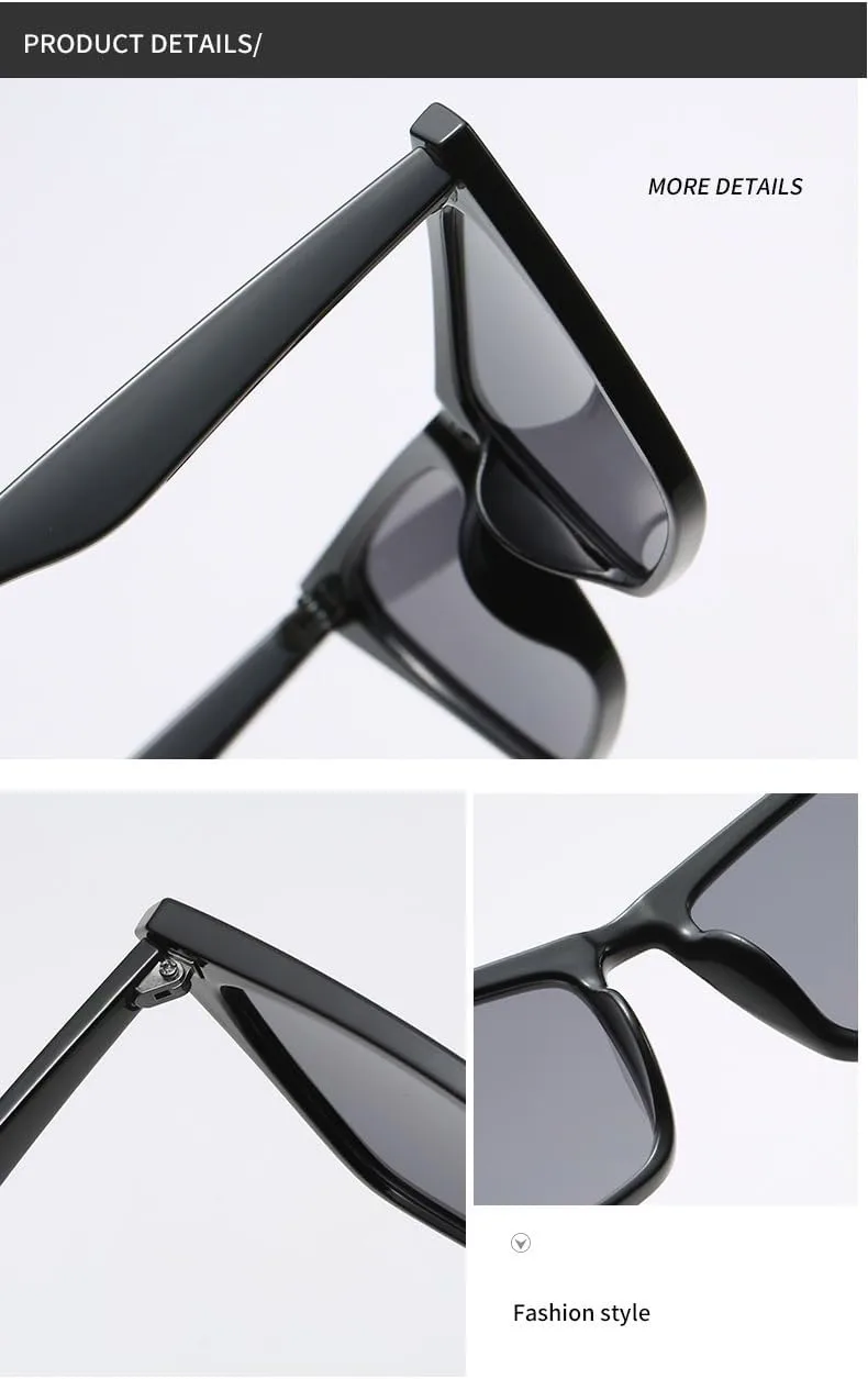 

Мужские солнцезащитные очки для вождения на открытом воздухе, для отдыха, для поездок на работу, для занятий спортом, женские солнцезащитные очки Generic, Black