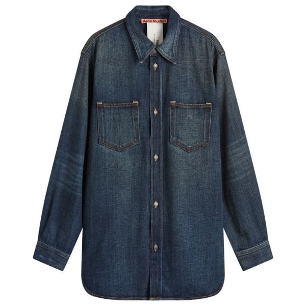 

Рубашка Karto yoyogi wash denim Acne Studios, синий