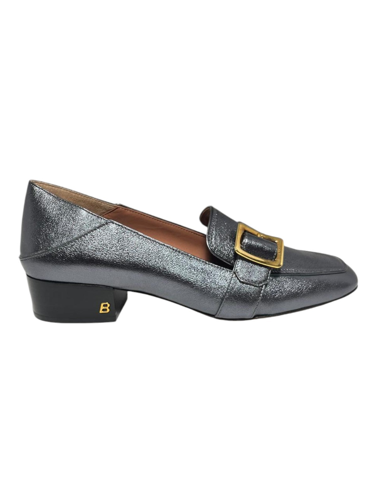 Bally Janelle 6217720 Женские металлические серые мокасины Кожа — фото 2