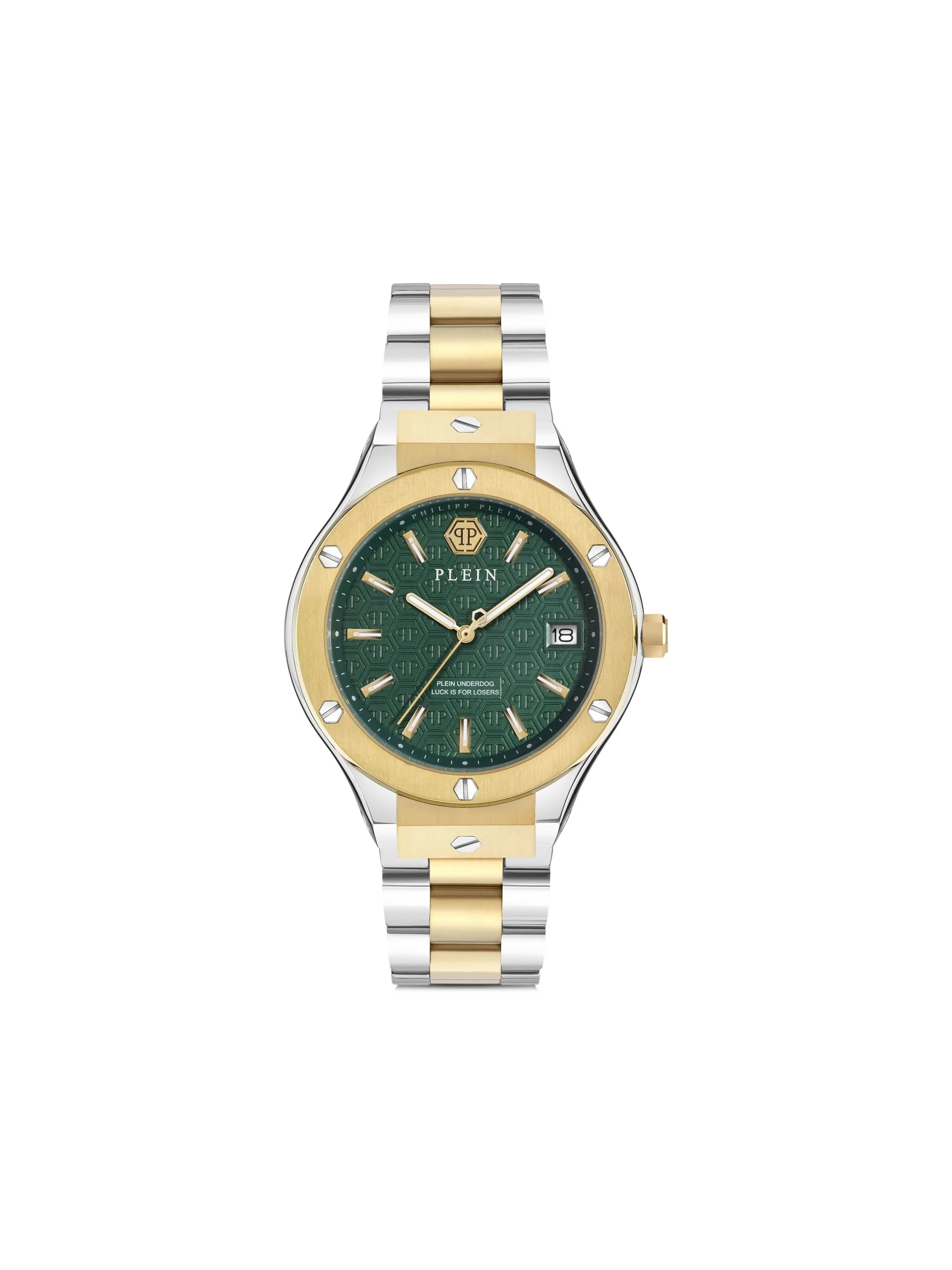 

Наручные часы Plein Underdog 44 мм Philipp Plein, зеленый
