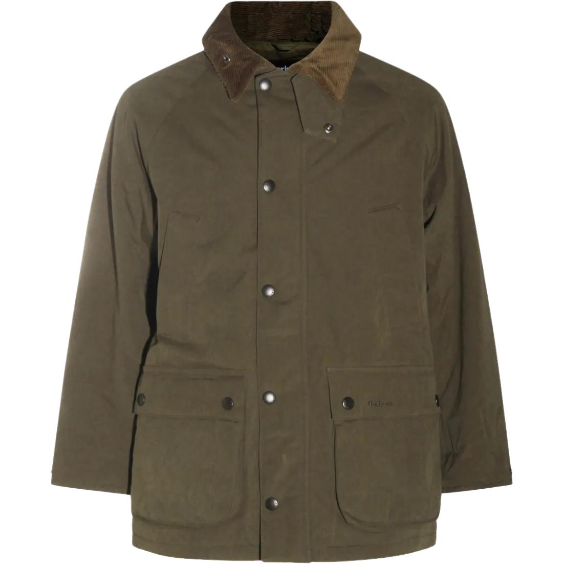 

Куртка Bedale с воротником из вельвета BARBOUR, зеленый