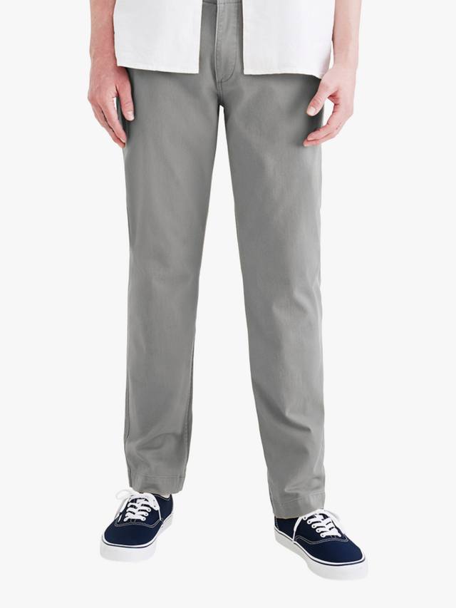 

Брюки-чиносы alpha slim fit Dockers, серый