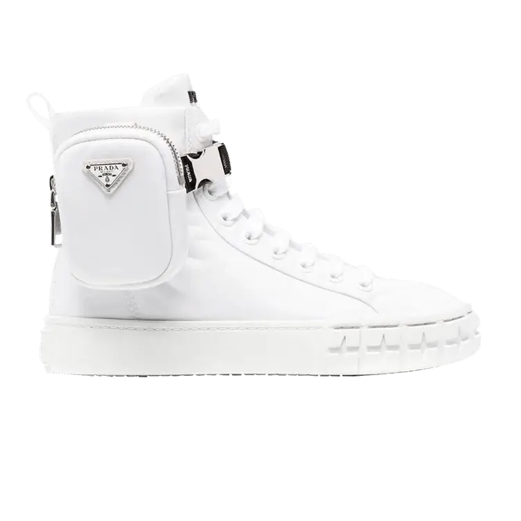 

Кроссовки Prada Wmns Wheel Re-Nylon High White, белый