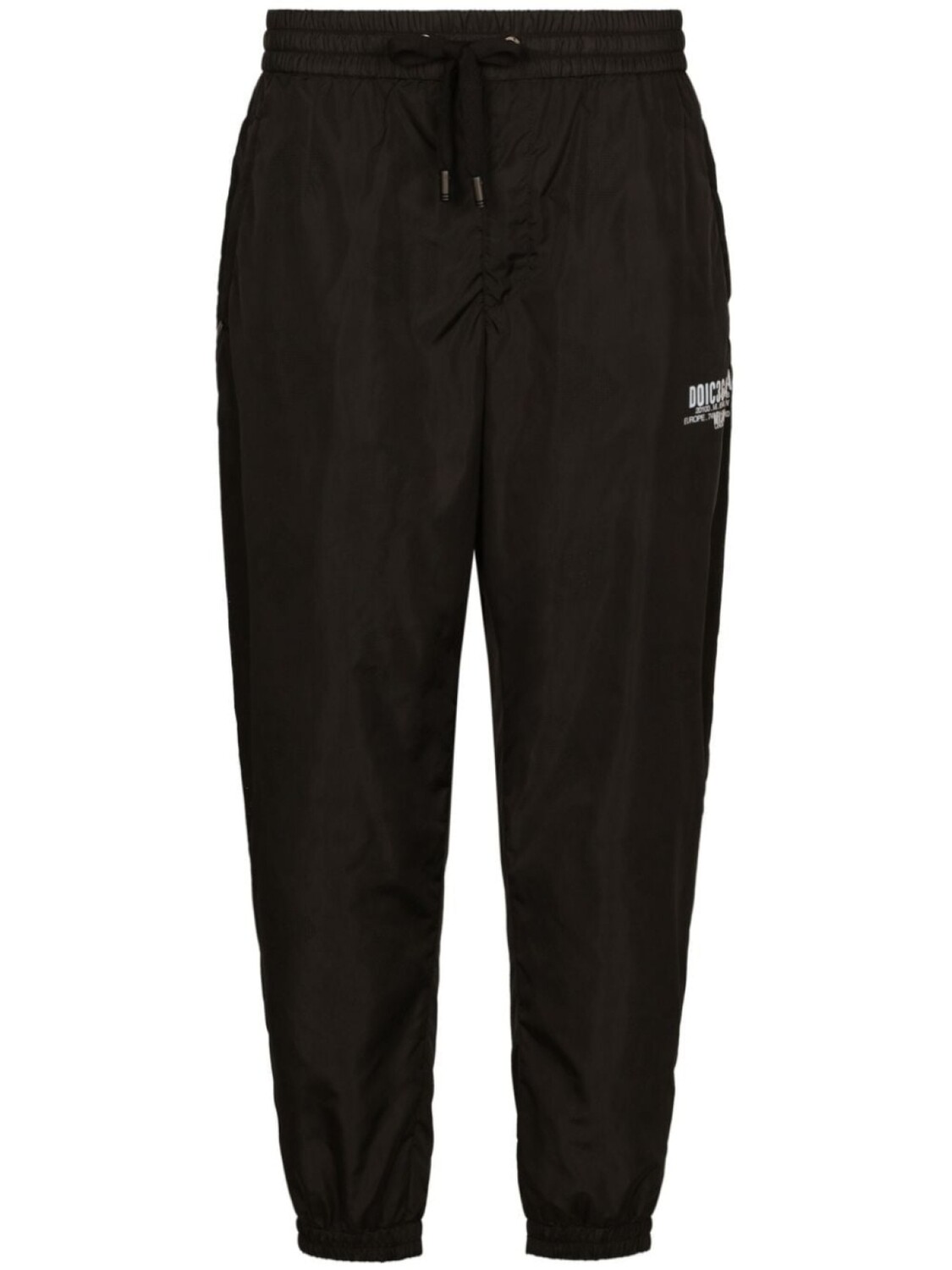 

Dolce & Gabbana спортивные брюки с кулиской и логотипом, черный