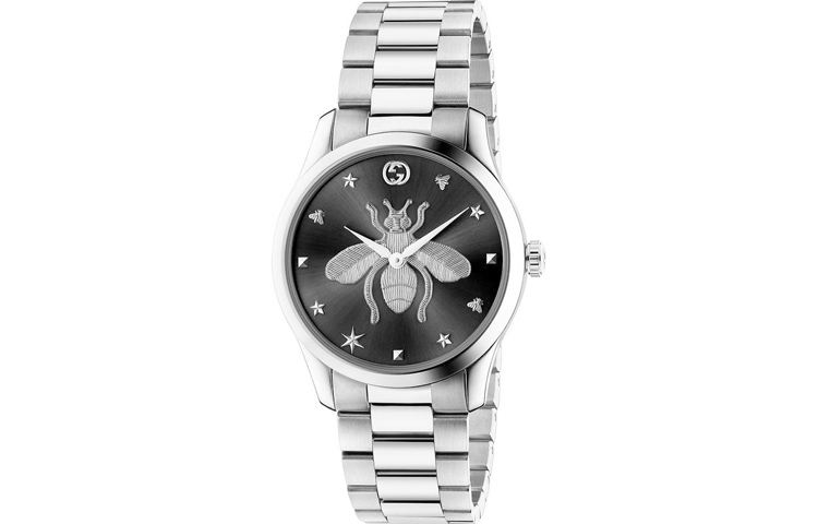 

GUCCI Часы G Timeless Collection Wrist Watch Quartz Movement Stainless Steel Watchband Black Dial Men's Watch