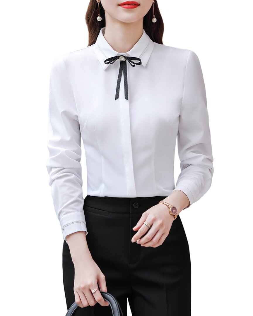

Рубашка в стиле «босс-шик» Bossy Chic, белый