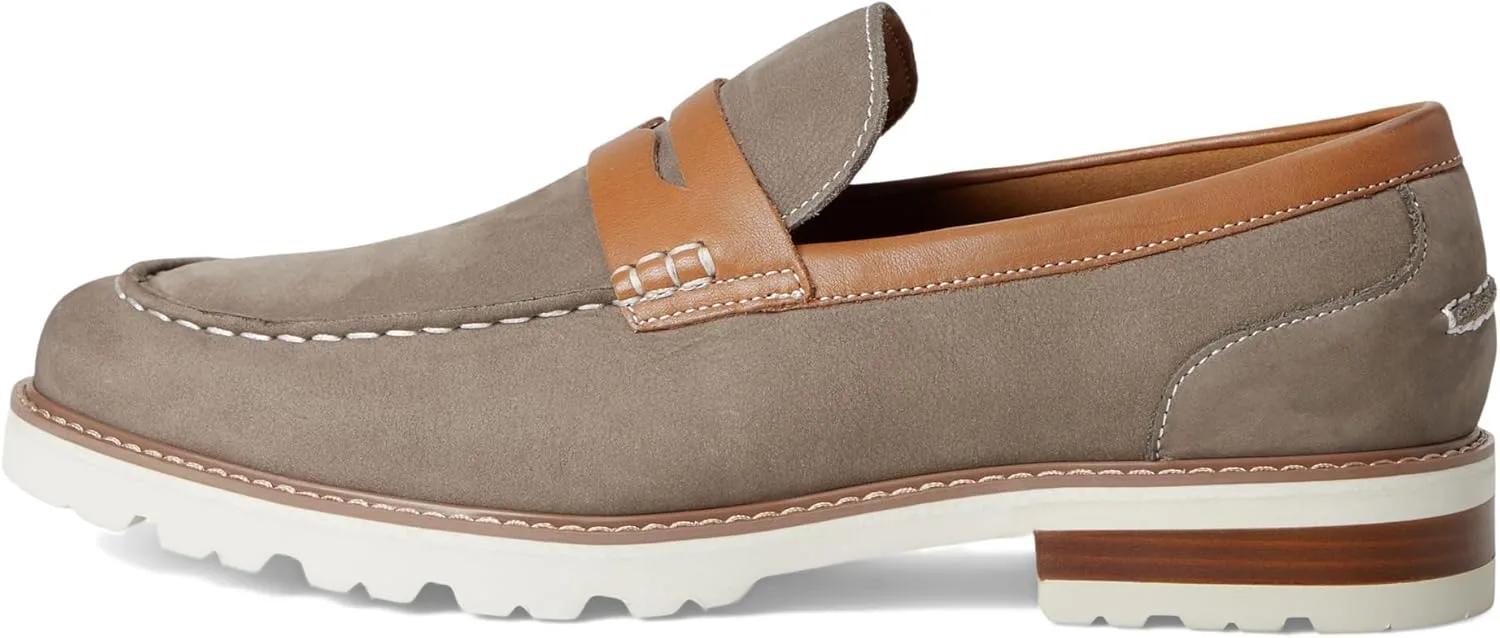Мужские лоферы Florsheim Renegade Moc Toe Penny Loafer, серый — фото 4
