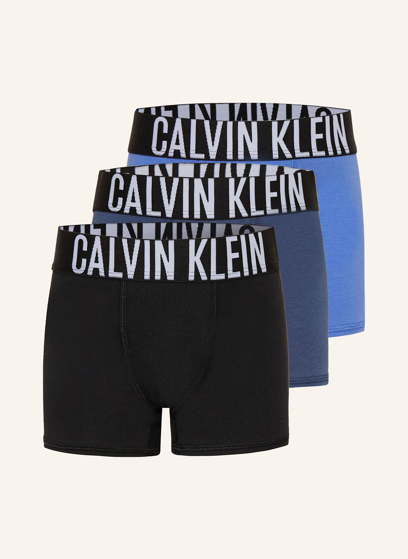 

Комплект из 3 пар трусов-боксеров Calvin Klein, мультиколор