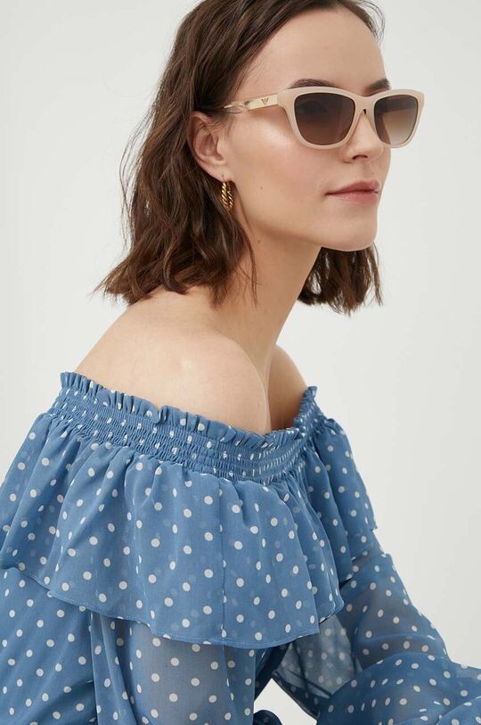 

Солнечные очки Emporio Armani, бежевый
