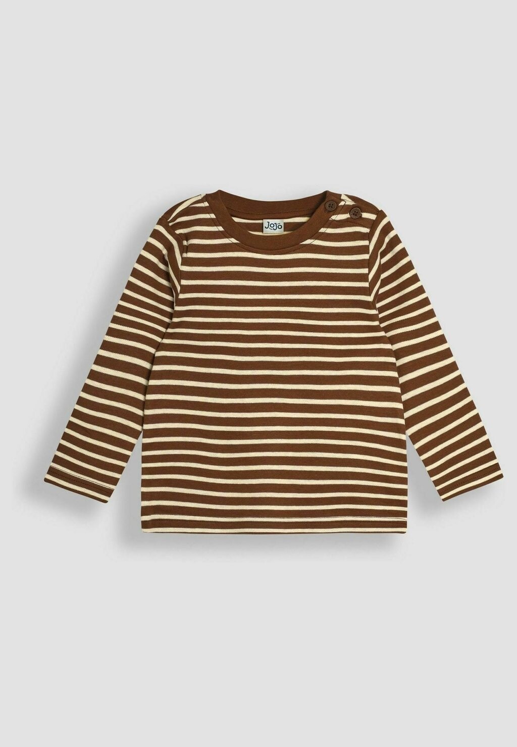 Топ с длинными рукавами SAFARI ANIMALS PRINT & STRIPE 2 PACK REGULAR FIT JoJo Maman Bébé, бежевый — фото 2