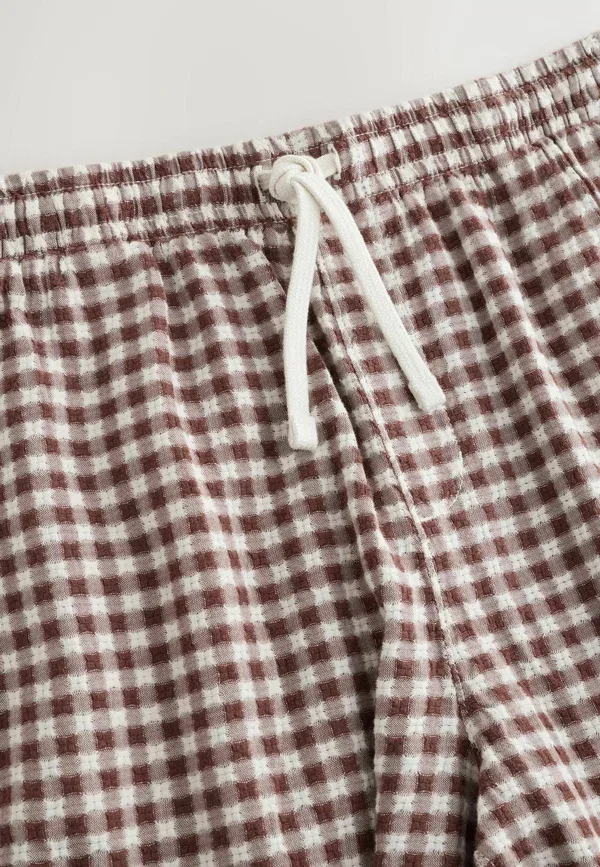 Шорты Next Regular fit с эластичным поясом, цвет чек — фото 2