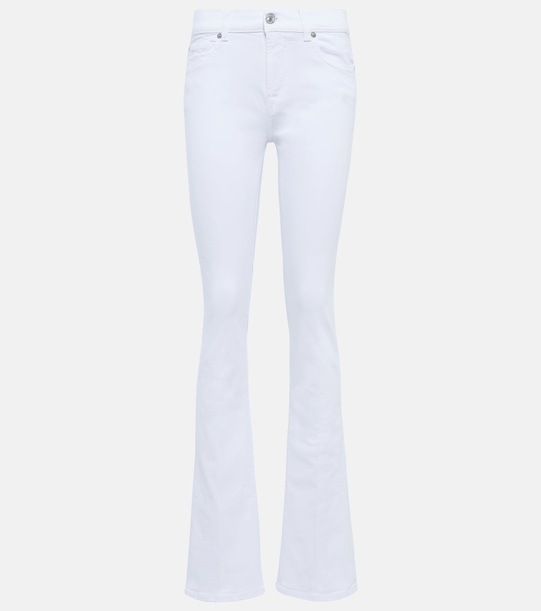 

Узкие джинсы Bootcut Optic с высокой талией 7 For All Mankind, Optic White