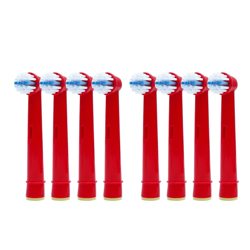 Сменные насадки для зубной щетки DONGNAILUN, Red 8 Pcs