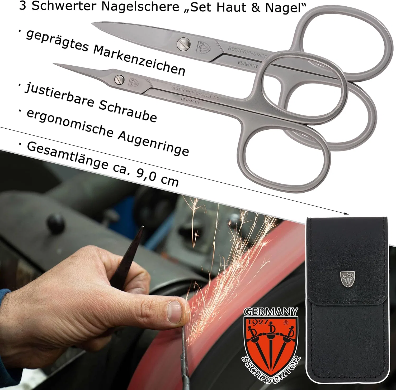 Набор из двух ножниц для маникюра и педикюра от Drei Schwerter Drei Schwerter, Nail And Cuticle Scissors (2 Pieces) — фото 4