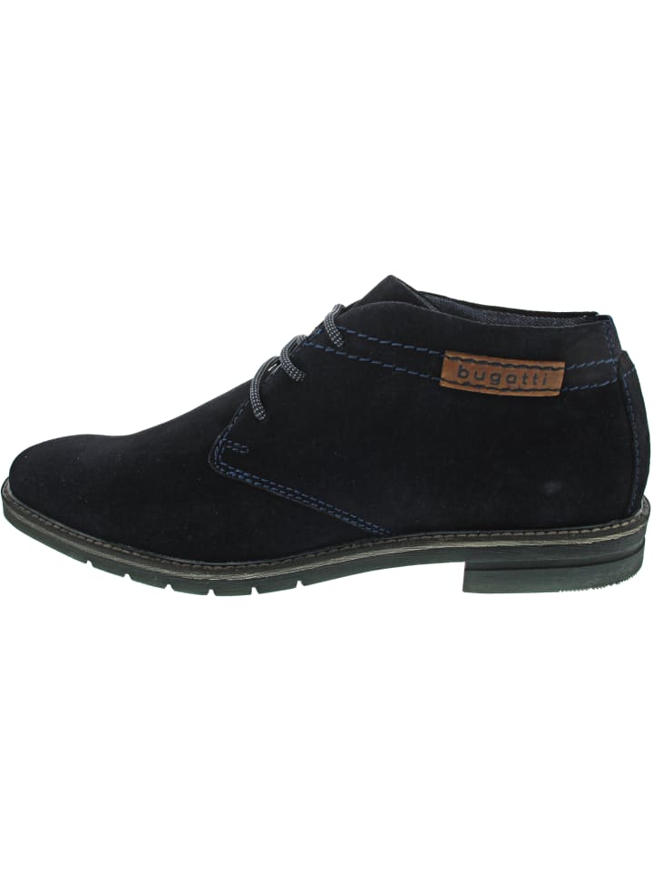 

Bugatti Синие ботинки на шнуровке