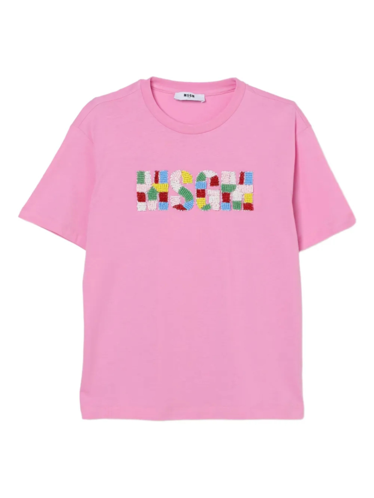 

Футболка из хлопка MSGM Kids, розовый
