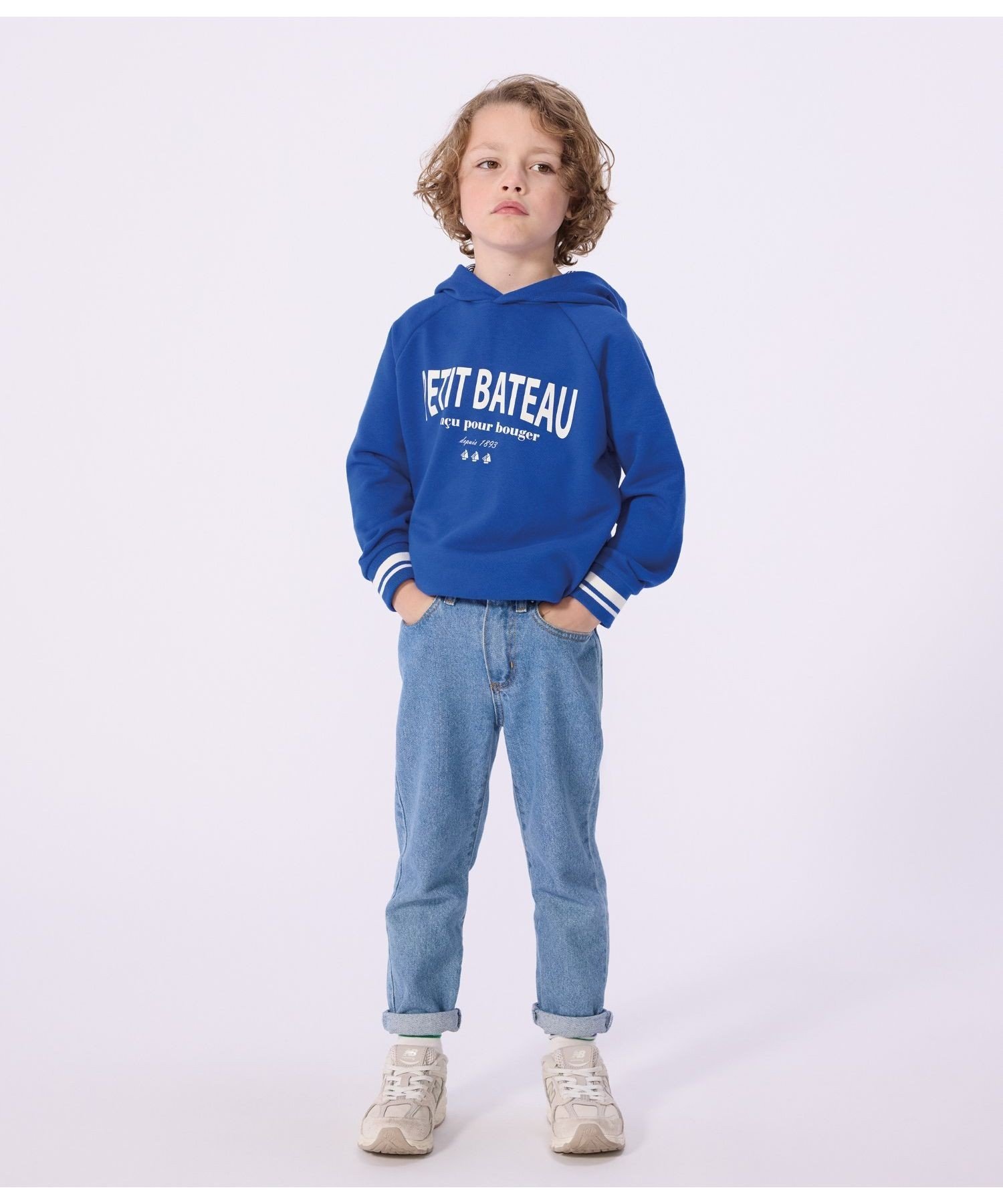 Толстовка с капюшоном PETIT BATEAU, Blue