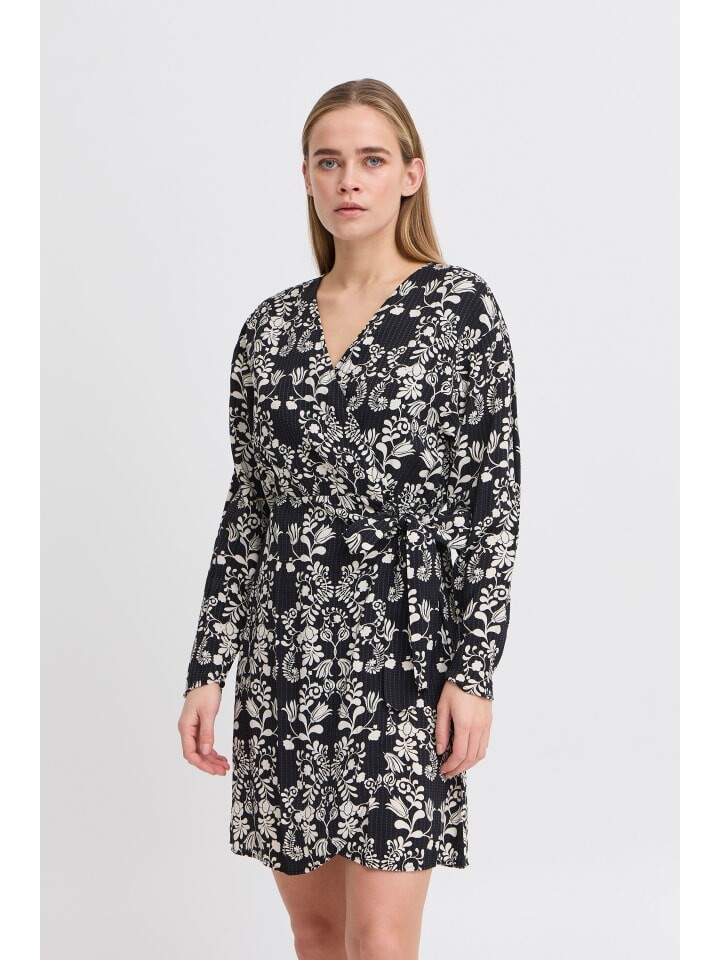

Короткое платье ICHI Jerseykleid, черный