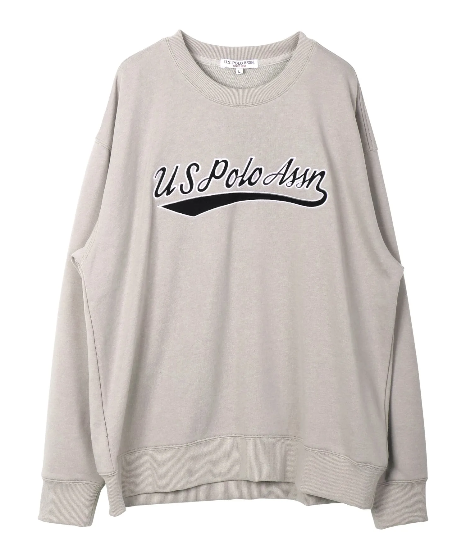 Свитшот с круглым вырезом, US.POLO ASSN. U.S. Polo Assn., B Greige — фото 3