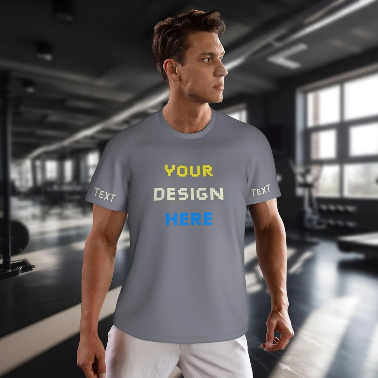 Футболка Custom с логотипом спереди и сзади — фото 3