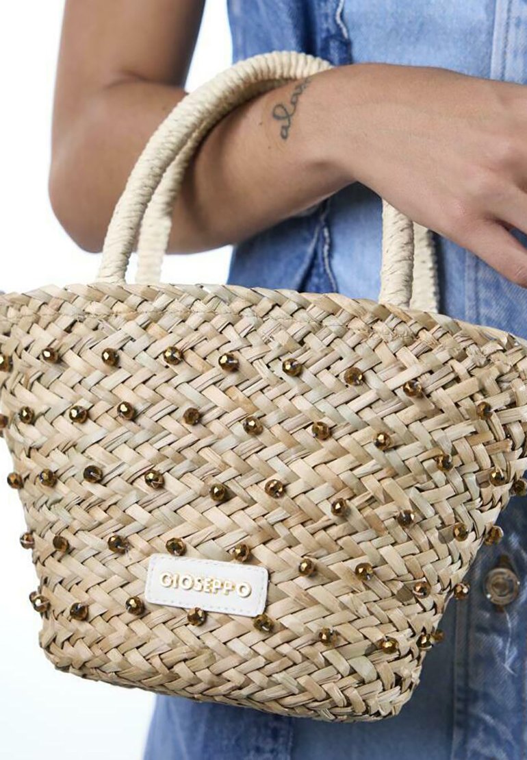 

Сумка для покупок MINI CAPAZO VEGETAL ABALORIOS JAFFREY Gioseppo, естественный