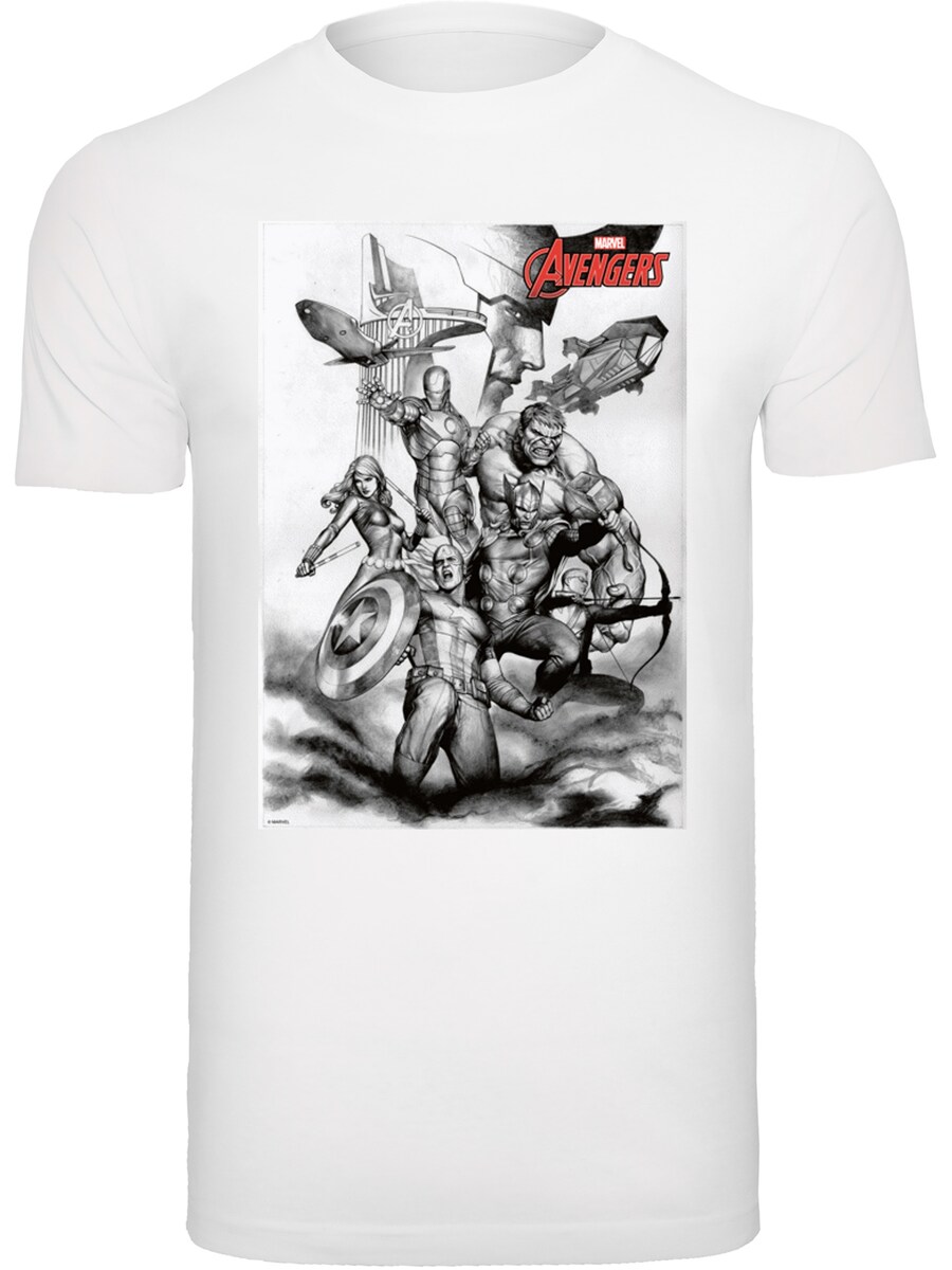 

Рубашка F4NT4STIC Marvel Avengers Assemble Team, белый