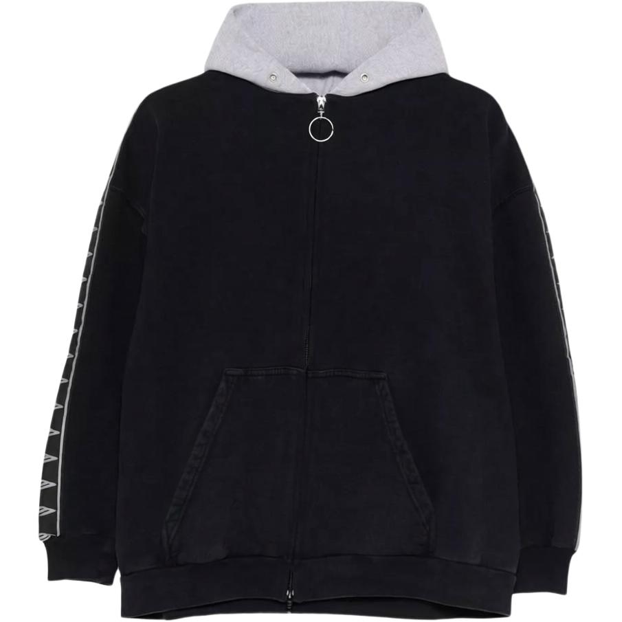 

Толстовка с капюшоном на молнии Balenciaga, черный