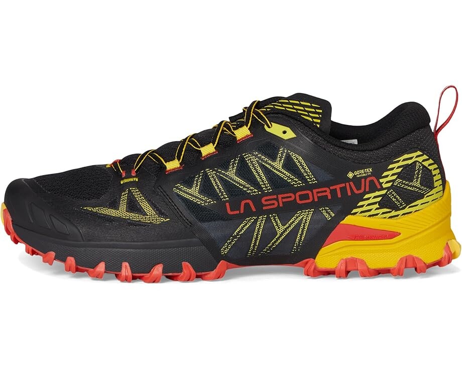 Кроссовки La Sportiva Bushido III, цвет Black/Yellow — фото 4