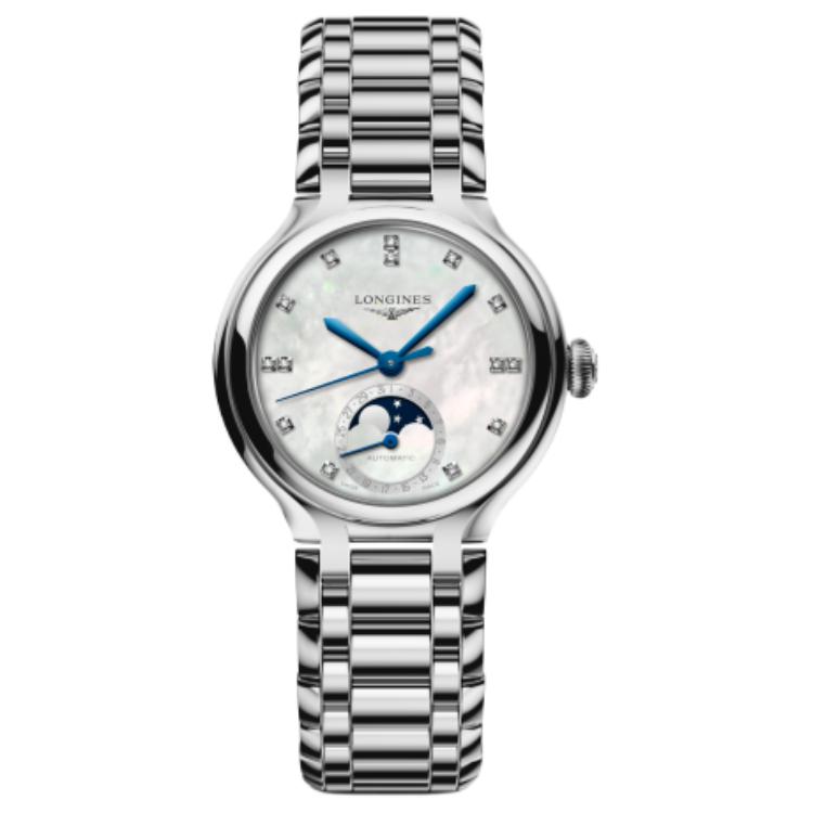 

LONGINES Часы Women's Heart Moon Collection Watch, Mother-of-Pearl Color Watch Dial