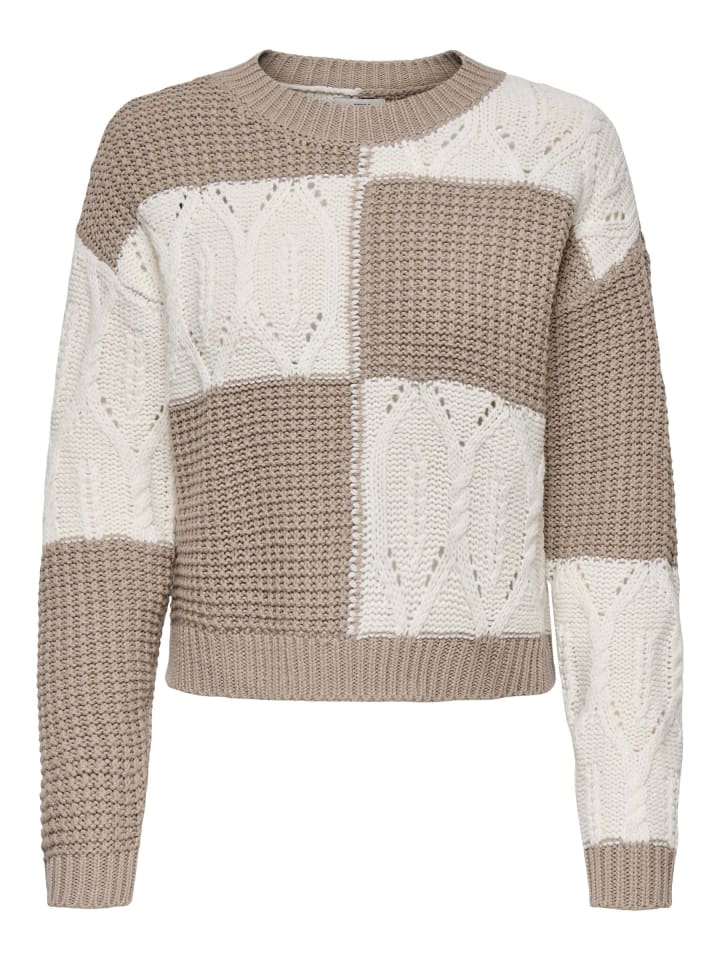 

Вязаный свитер цвета саванна-тан JDY