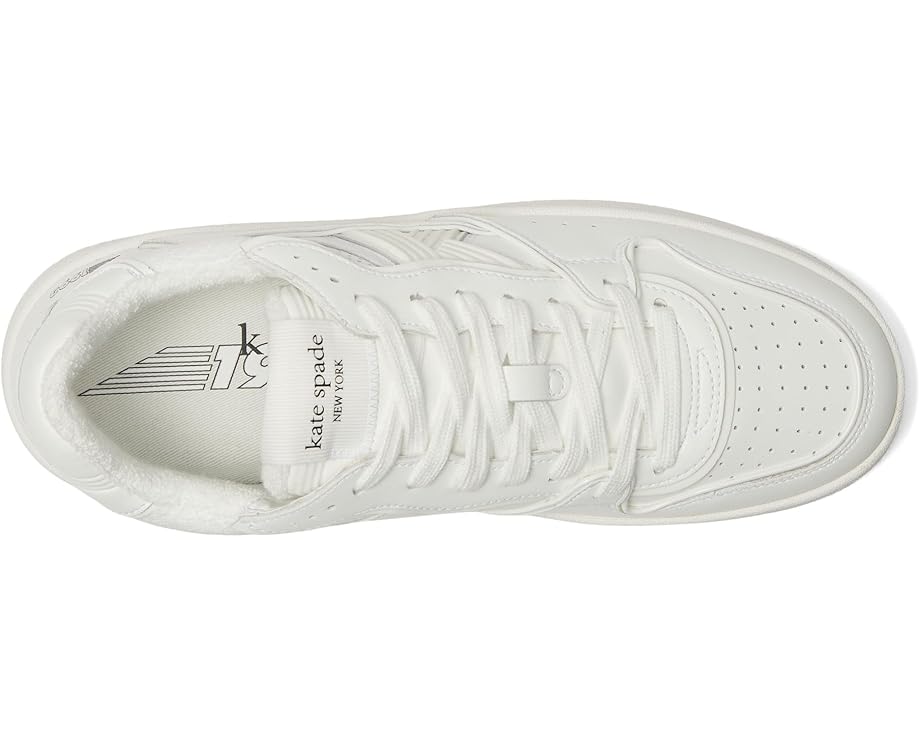 Кроссовки Kate Spade New York 93 Kicks Low Top Lace Up Sneaker, цвет True White — фото 2