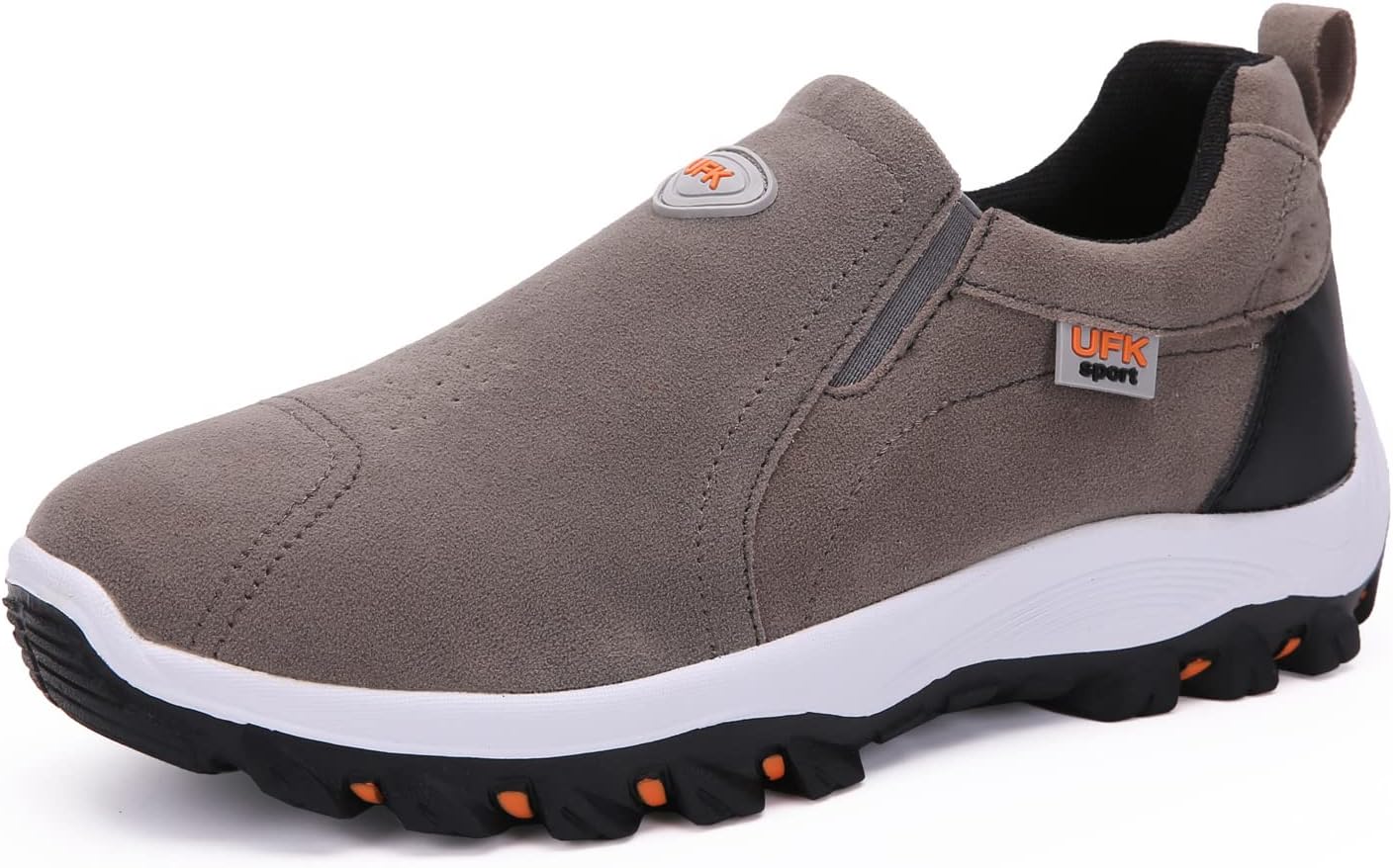 

Мужские походные кроссовки Eliogn с противоскользящей подошвой, для занятий спортом на открытом воздухе, легкие туристические кроссовки, повседневная модная спортивная обувь, рабочая обувь, студенческая обувь, серый