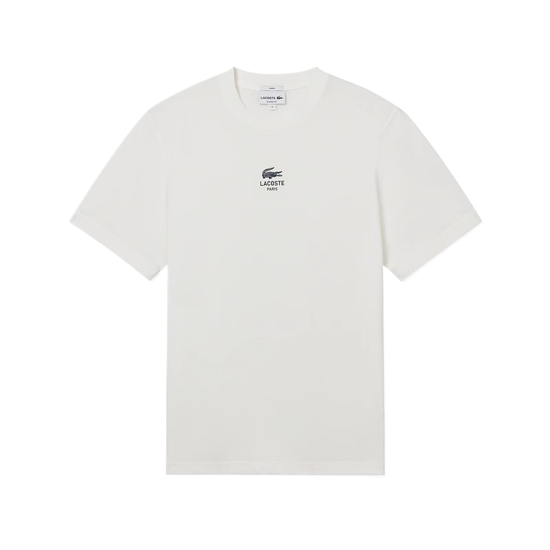 Футболка с принтом signature LACOSTE, розовый — фото 2