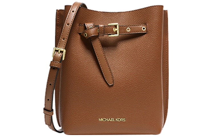 

Сумка через плечо Emilia из коровьей кожи, коричневая, женская, MICHAEL KORS