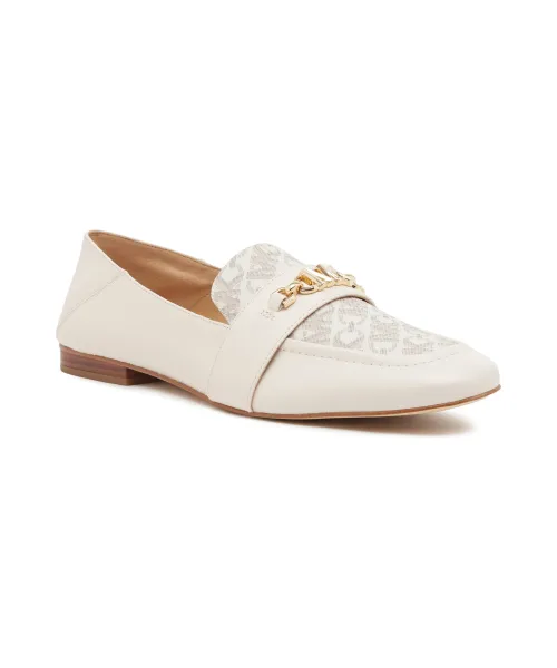 Кожаные мокасины Lord Tiffany Loafer Michael Kors, белый