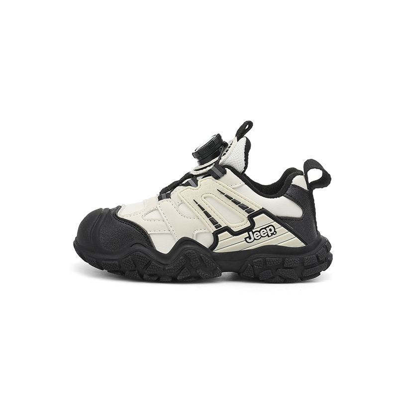 

Низкие детские повседневные кроссовки для детей Jeep, 24aw75065b черный бежевый[fleece-lined thermal]