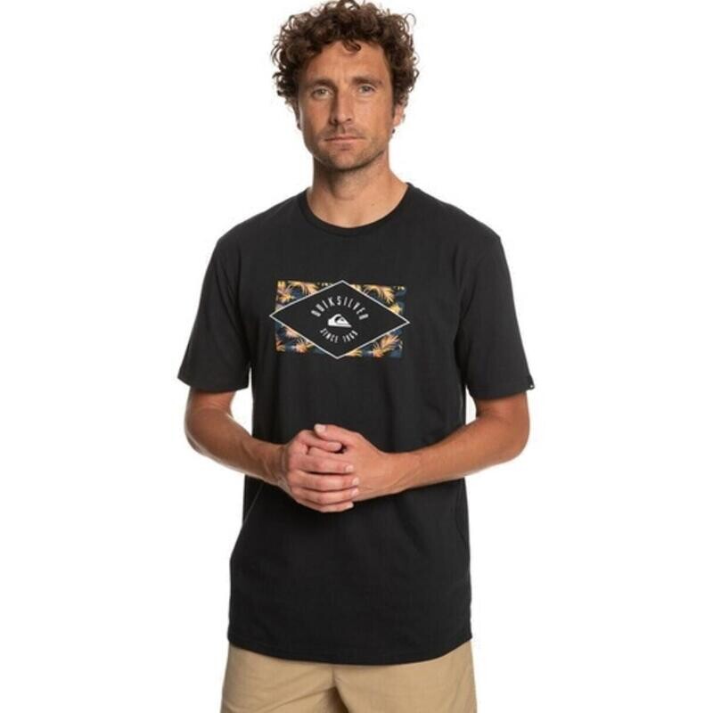 

Футболка Quiksilver Circled Line черная