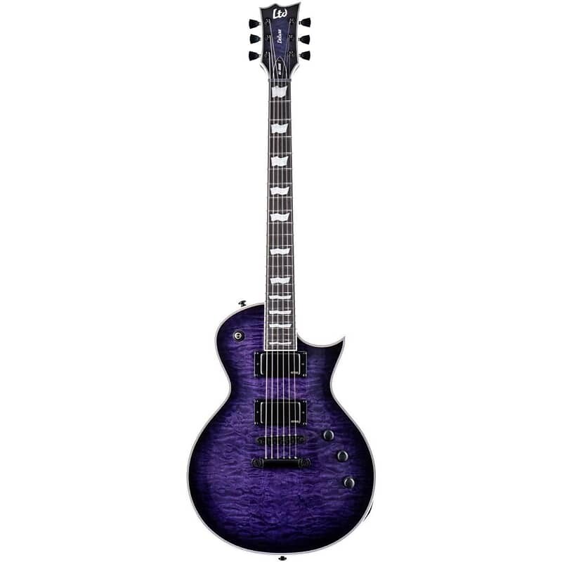 

Электрогитара ESP LTD EC-1000-QM Electric Guitar, See-Thru Purple Sunburst