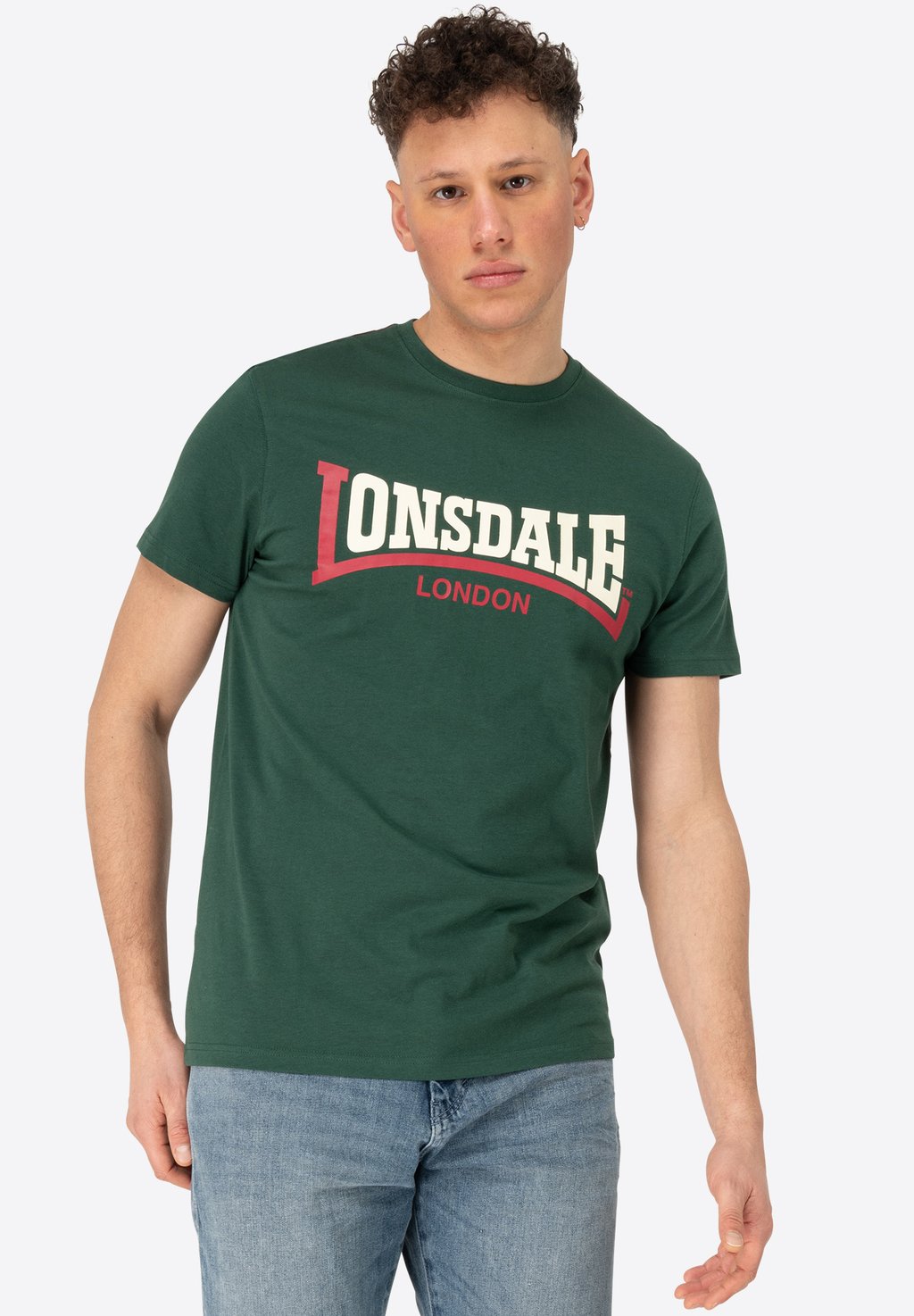 

Футболка с принтом NORMALE PASSFORM TWO TONE Lonsdale, зеленый