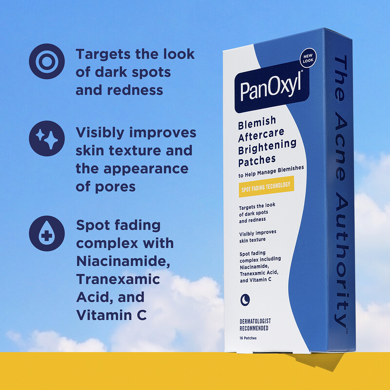 Патчи под глаза PanOxyl — Осветляющие после ухода Blemish, 16 прозрачных патчей — фото 4