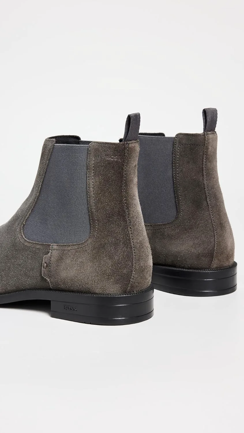 Ботинки BOSS Men's Tayil Chelsea Boots, серый — фото 4