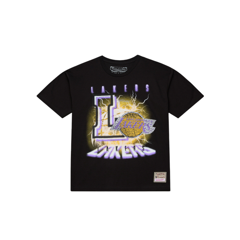 

Футболка Mitchell & Ness x NBA Lifestyle, унисекс Mitchell Ness, черный (los angeles lakers)