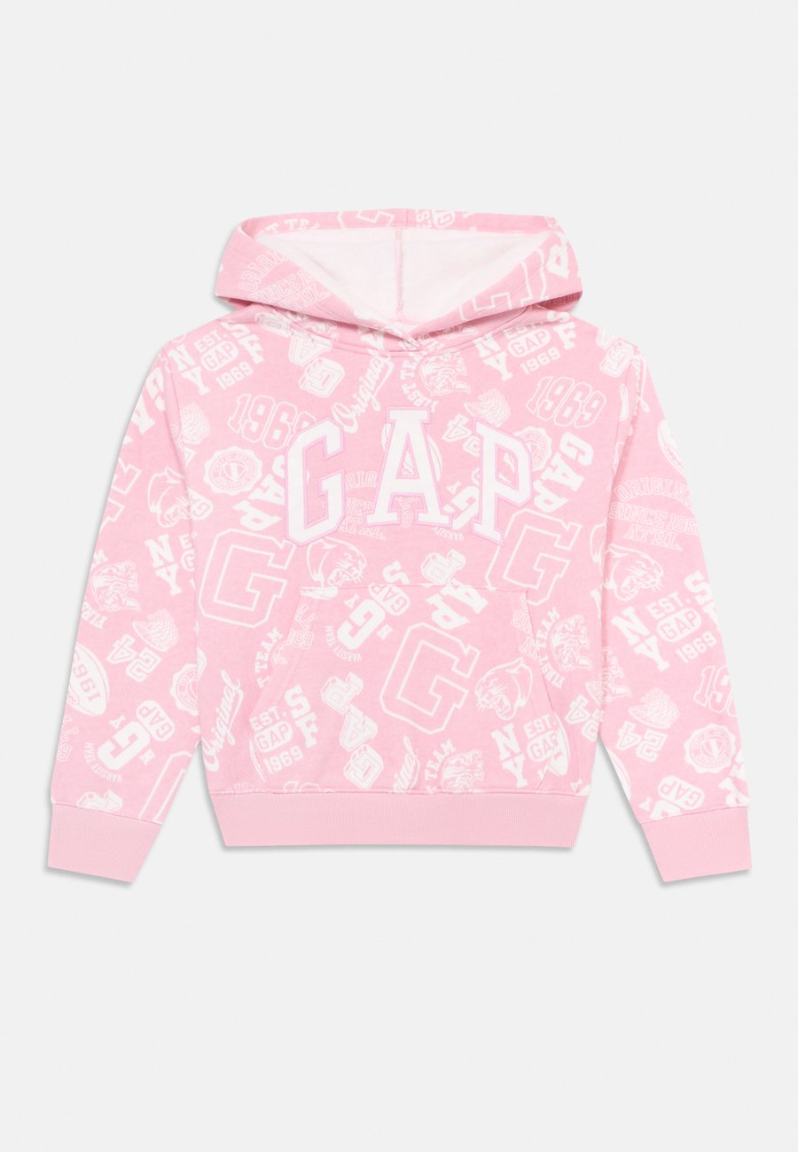 

Худи GAP KIDS RELAXED GAP LOGO HOODIE, Pure Pink/Light Pink