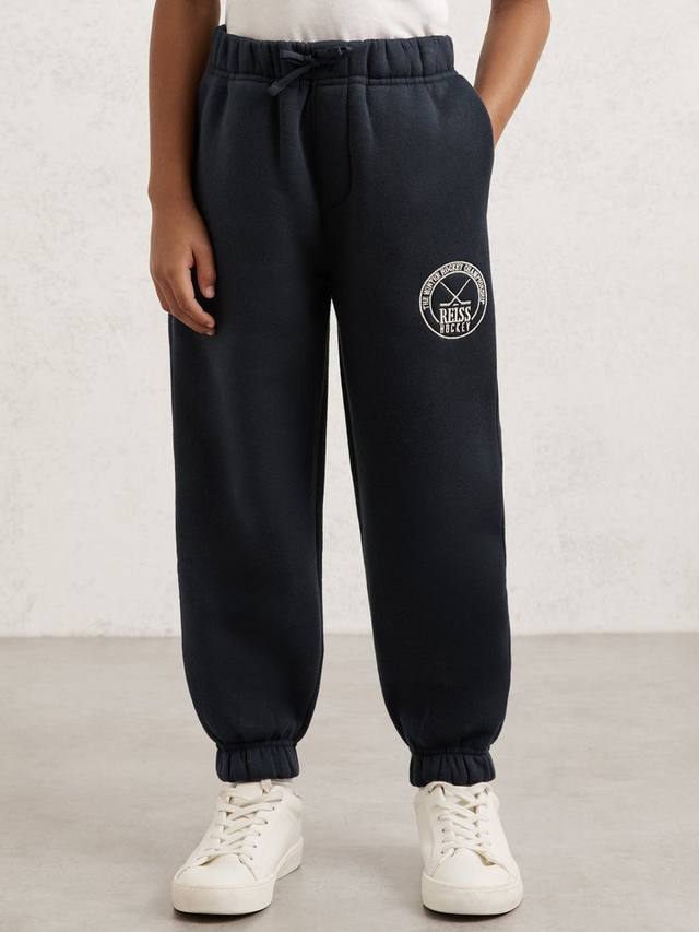 

Детские джоггеры Samuel с кулиской из хлопковой смеси Reiss, Navy