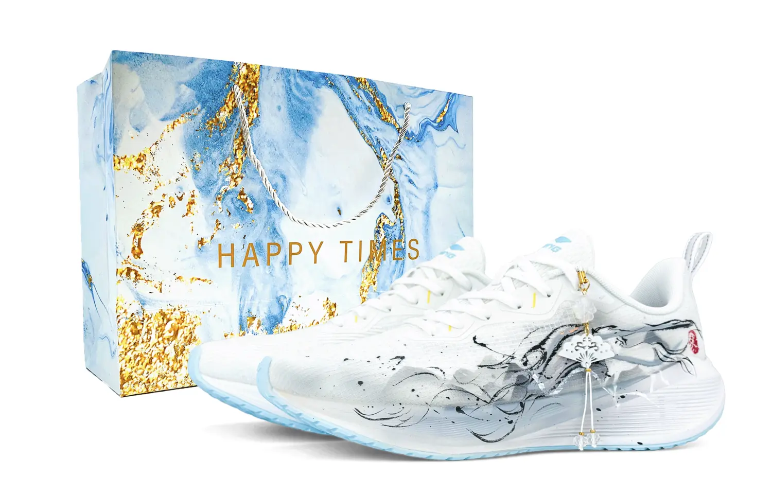 

Li-Ning Wuyue противоскользящие износостойкие низкие кроссовки для бега мужские white gray