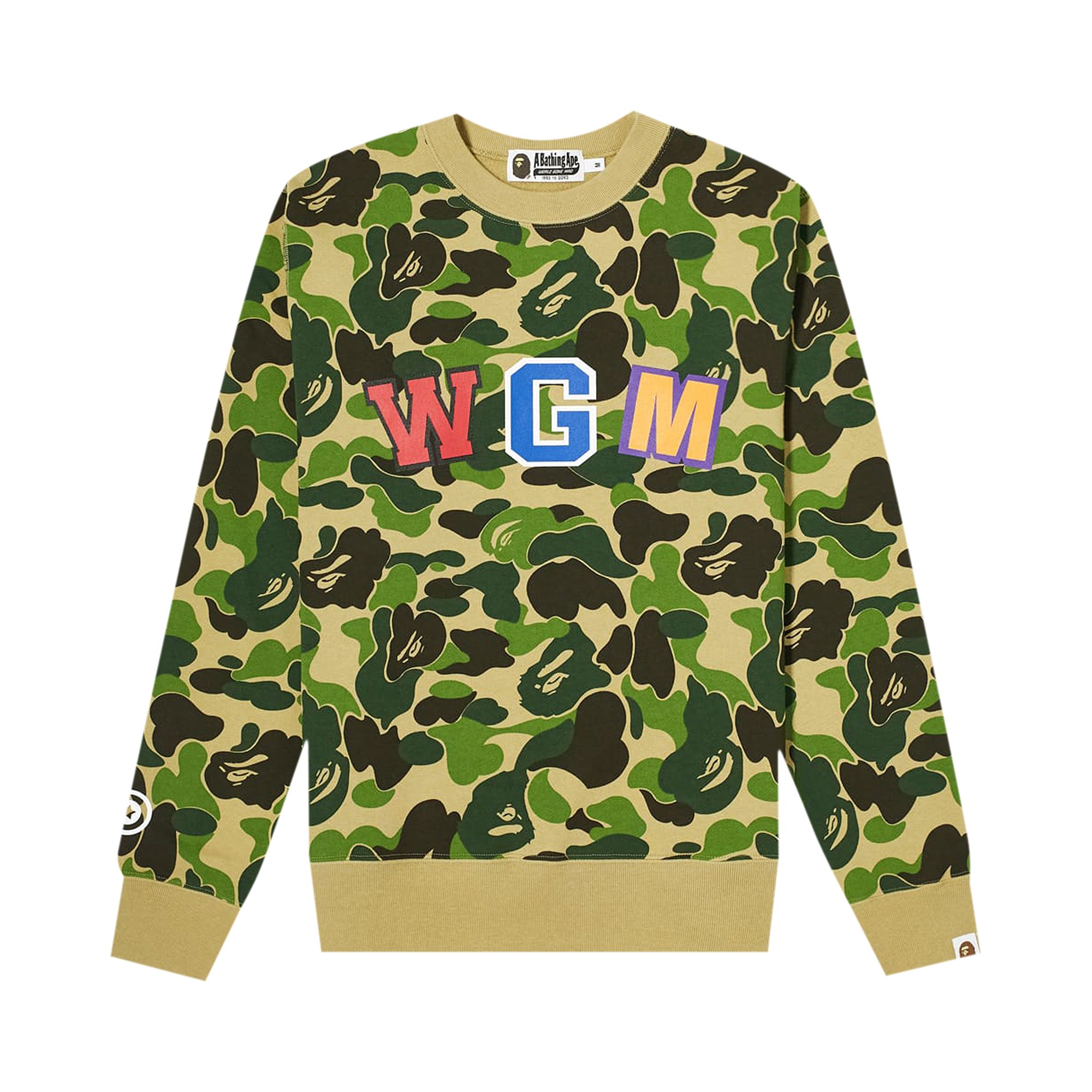 

BAPE Camo Shark Crewneck, зеленый