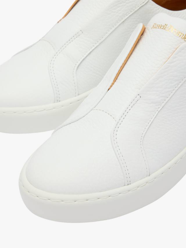Беспроводные кроссовки из искусственной кожи pear Russell & Bromley, White — фото 4
