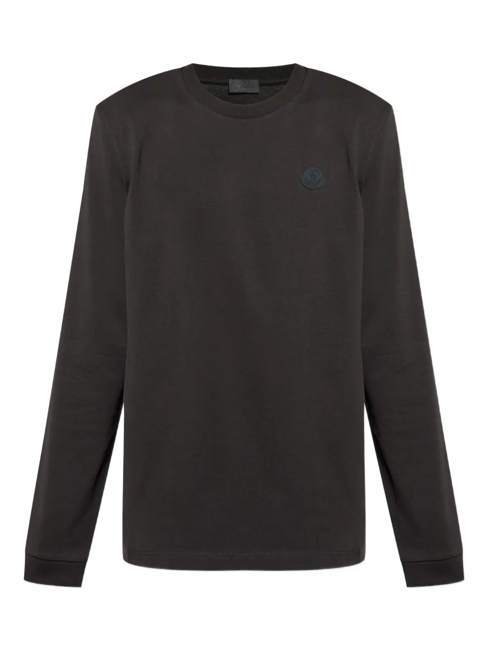 

Футболка с длинными рукавами и логотипом MONCLER, черный