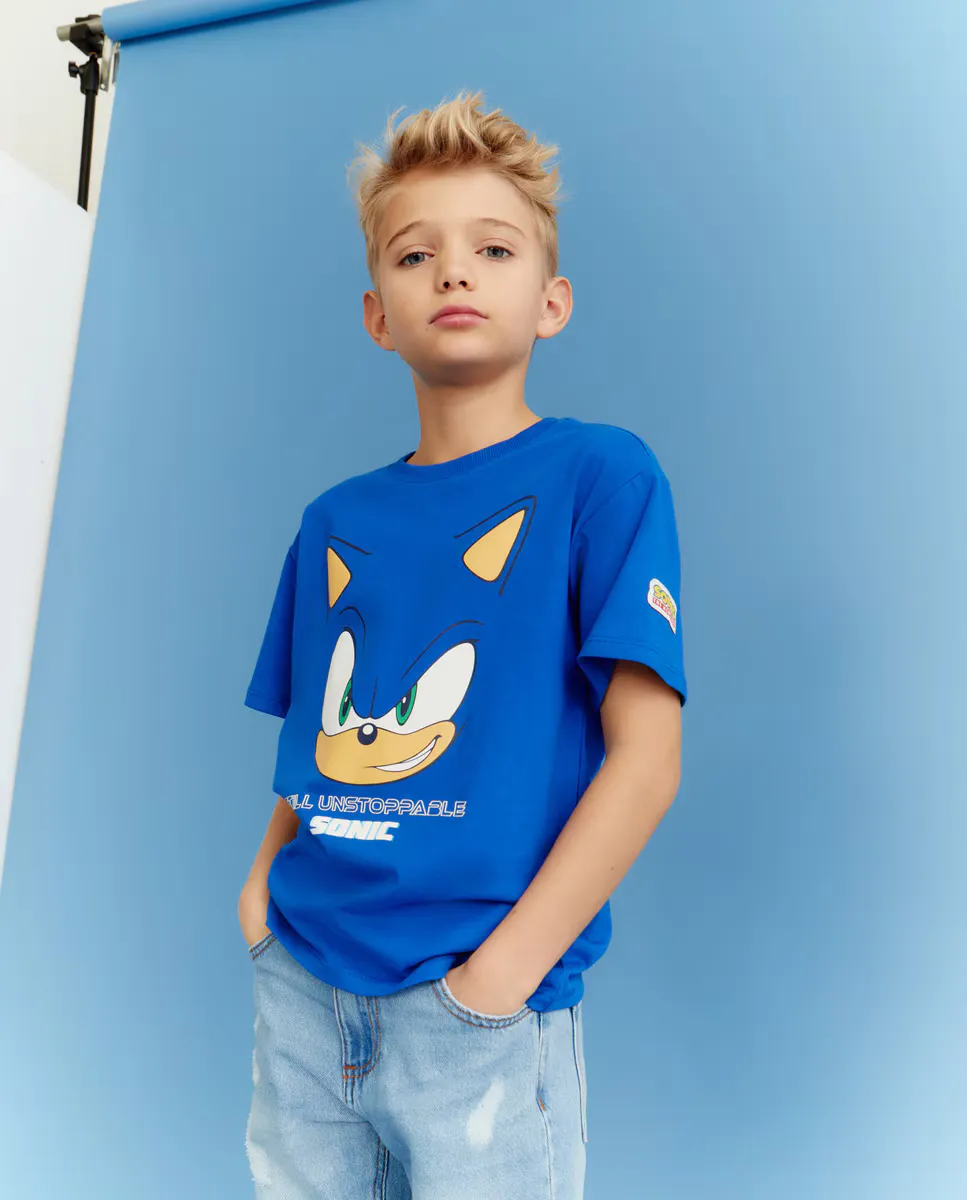 

Футболка с короткими рукавами для мальчика Kids El Corte Inglés, синий